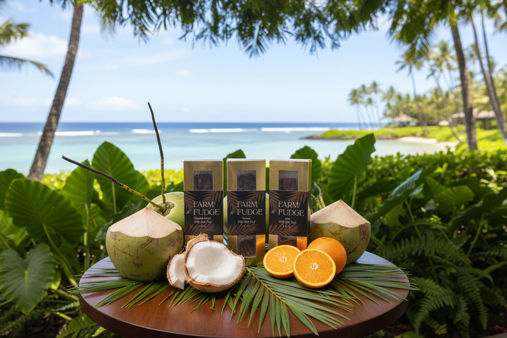 Hawaii’s Favorites Trio: - Sunset, Java, Original recipe with macadamia nuts nuts