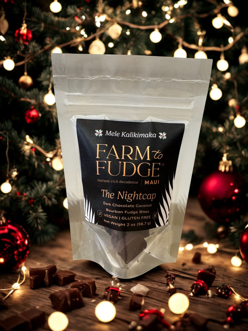 The NightCap Vegan Bourbon Fudge Bites