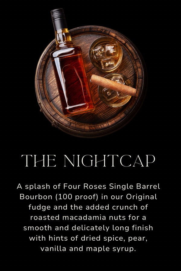 The NightCap Vegan Bourbon Fudge Bites - Farm to Fudge Maui