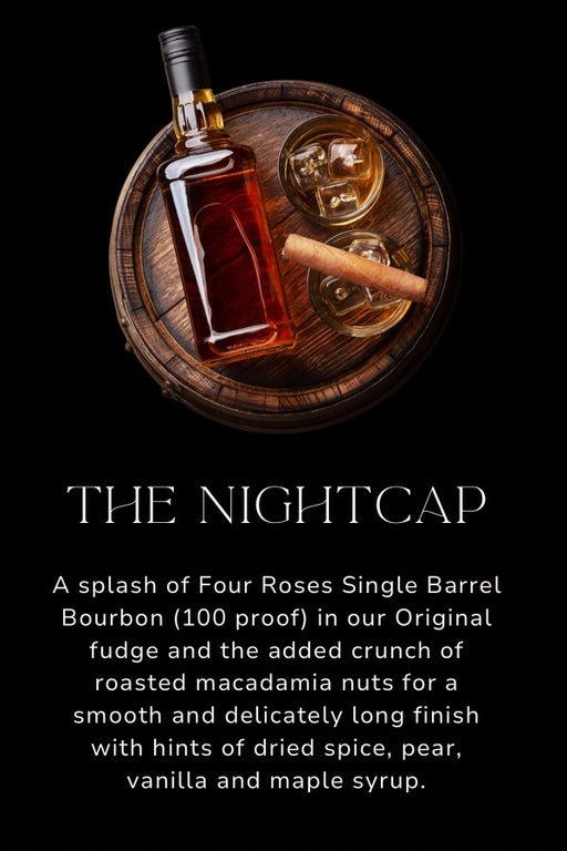 The NightCap Vegan Bourbon Fudge Bites - Farm to Fudge Maui