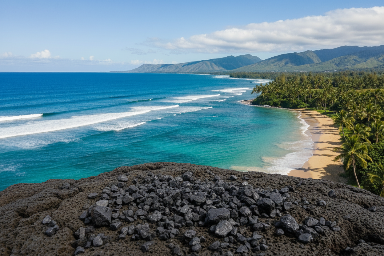 show me Hawaiian Uahi black sea salt with this image