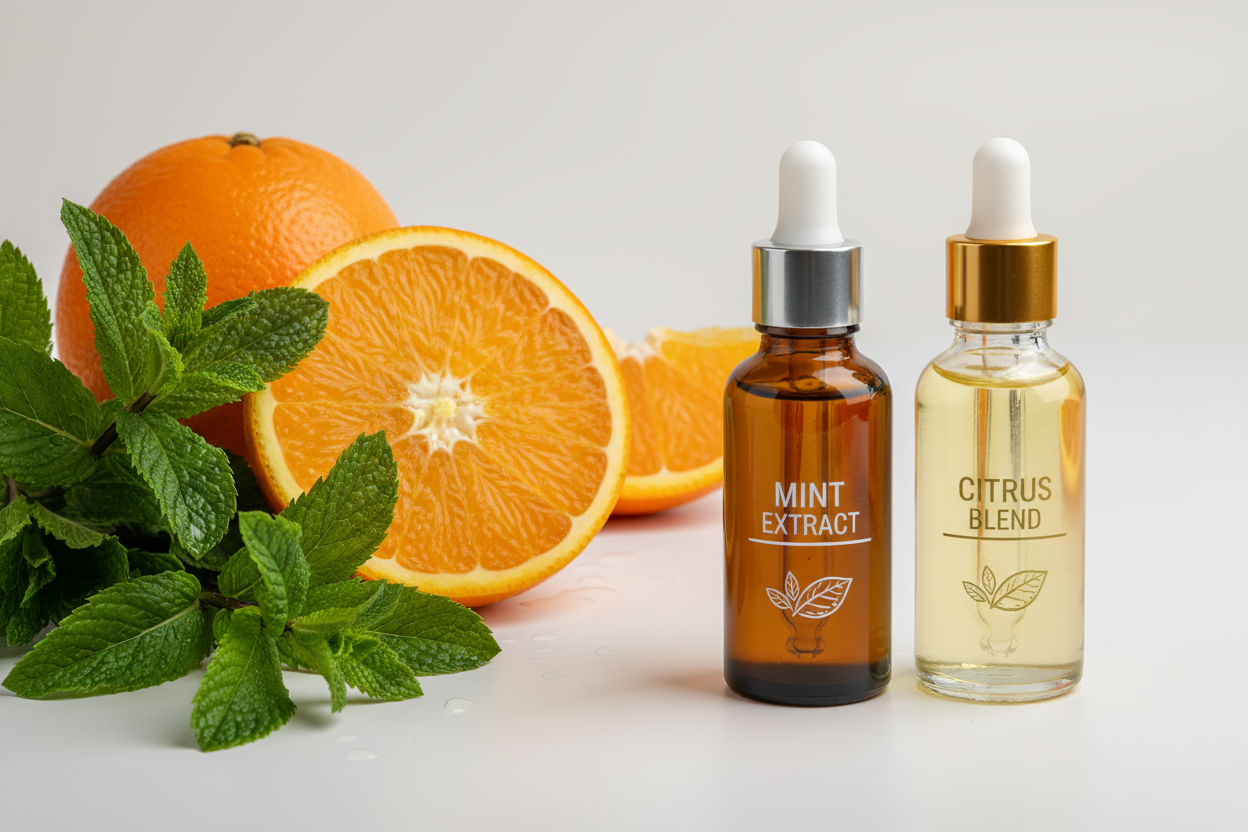 two separate bottles 